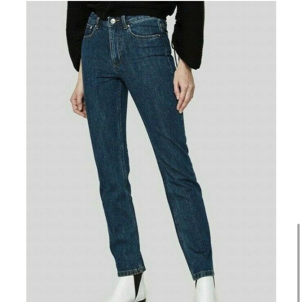 NWT 💙 A.P.C. Women’s Straight Jeans Indigo Delave